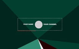 CUSTOM YOUTUBE PROFILE BACKGROUND DESIGN