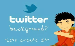 CUSTOM TWITTER BACKGROUND DESIGN