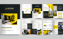 8 PAGES BROCHURE DESIGN PACKAGE