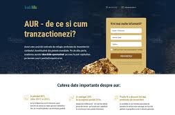GOLD LANDING PAGE DESIGN PACKAGE